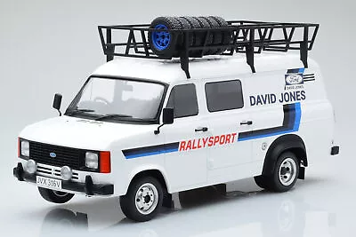18RMC033XE Ford Transit Mk2 Van Team David Jones Rally Assistance  IXO 1/18 • £88.41