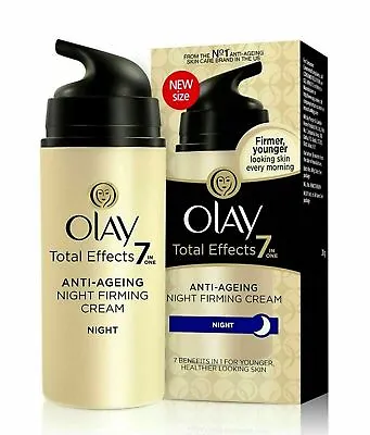 $17.66 • Buy 1 X Olay Total Effects 7- In -1 Anti Ageing Night Firming Skin Cream,20 Gm FASTS