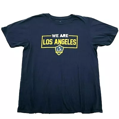 LA Galaxy Mens Large Blue Shirt We Are Los Angeles Fanatics Soccer Football • $12.95