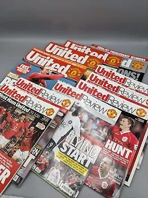 Inside United Manchester United Magazine And United Review Match Programs  • £19.99