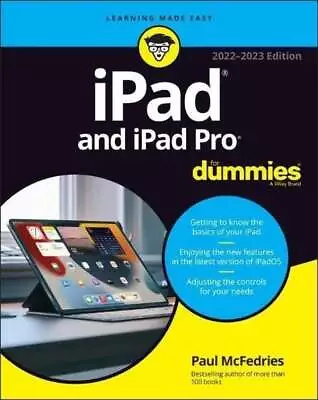 IPad And IPad Pro For Dummies McFedries Paul Buch • £5.45