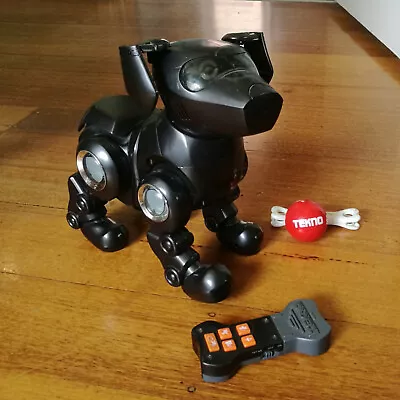  TEKNO  -- Toy Robot Puppy With Ball Bone Remote Control And User Manual • $25