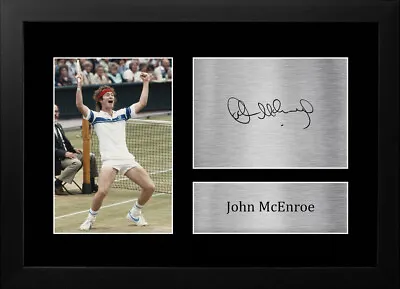 $24.23 • Buy John McEnroe Excellent Gift Idea Signed Autograph Photo Prints To Tennis Fans