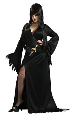 Sexy Elvira Gothic Adult Plus Size Womens Costume 14-16 • $57.95