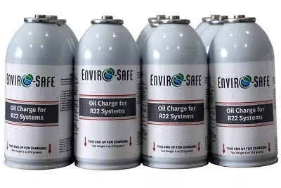 Envirosafe Oil Charge For R22 AC Refrigerant Coolant Support Case Of 12 Cans • $71