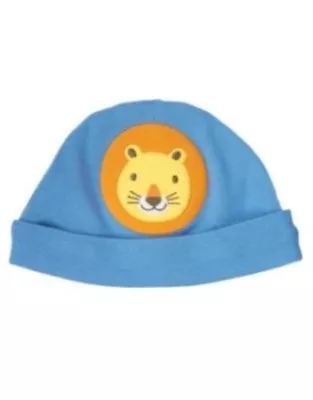 GYMBOREE BRAND NEW BABY BLUE W/ LION BEANIE HAT Preemies 0 3 6 12 NWT • $2.50