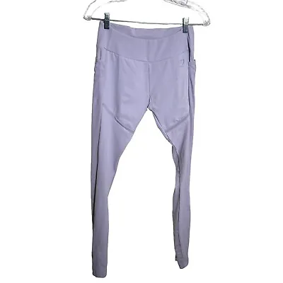 Gymshark Leggings Women's Approx Small Purple Mesh Pull On 30  Inseam • $6.75