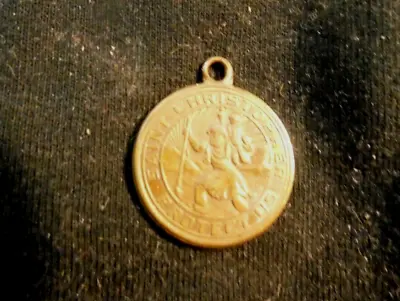 Vintage St. Christopher Metal Pendant & USPS  Token San Juan Capistrano • $17.50