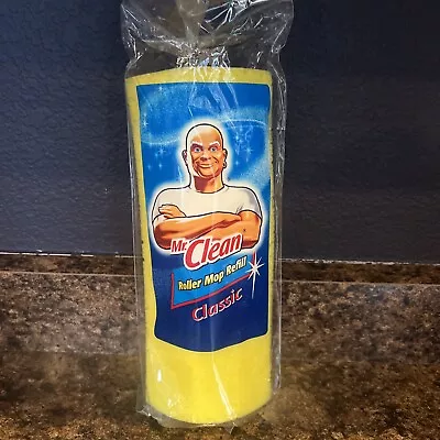 MR. CLEAN Roller Mop Replacement Head  Yellow Absorbent Sponge SEALED • $13.95