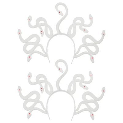 £9.16 • Buy Medusa Headband Goddess Costume Medusa Snake Headpiece White Plastic