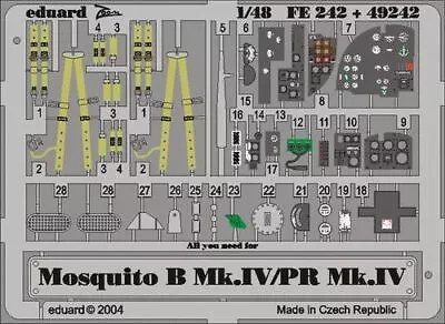 1/48 Eduard Mosquito B Mk IV/PR Mk IV For TAM (Pre-Painted) • $22.73