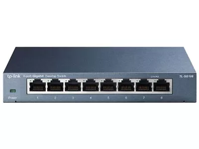 TP-Link TL-SG108 8-port Desktop Gigabit Switch TL-SG108 • $59