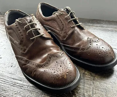 Men's Shoes Size 9 Oaktrak Brown Brogues Lace Up Shoes. Great Condition. • £18