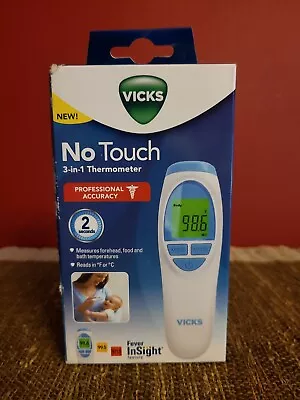 Vicks Forehead No-Touch 3 In 1 Thermometer- Professional Accuracy • $14.95