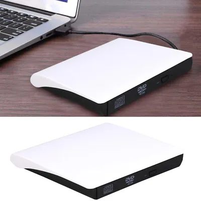 £12.59 • Buy External Slim USB 3.0 DVD ROM CD Writer Drive Burner Reader Player For Laptop