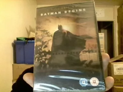 BATMAN BEGINS (New/Sealed DVD) • £2.40