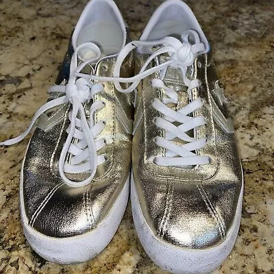 Women’s Converse All Star Gold Size 8 Shoes Sneakers So Fun • $19.99