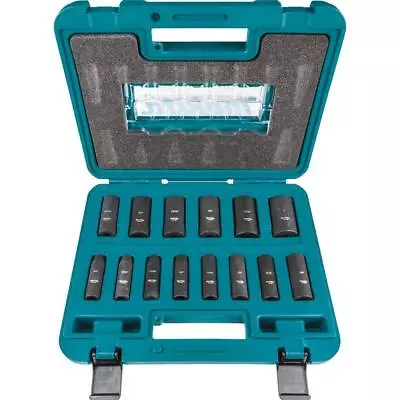 Makita 3/8In Drive Deep Well Impact Socket Set 14Pc • $86.99