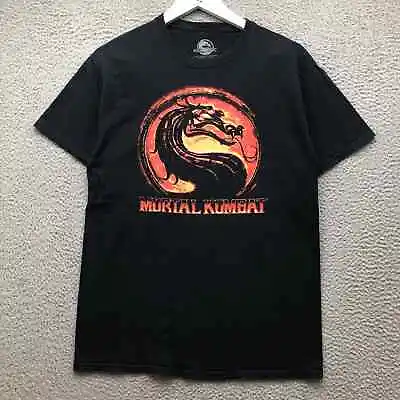 Mortal Kombat T-Shirt Men's Medium M Short Sleeve Crew Neck Graphic Black • $14.99