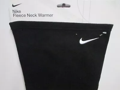 $11.99 • Buy Nike Fleece Neck Warmer (adult) Nwt Black W/raised White Logo Warm & Soft