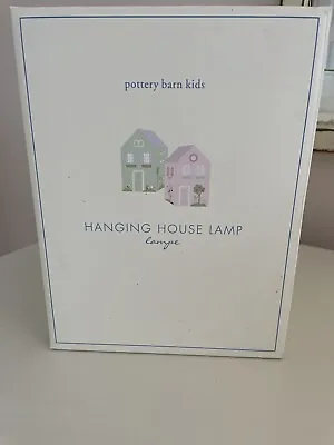 $19.99 • Buy Pottery Barn Kids Pink Hanging Lamp Shade Bird Doll House Pendant Chandelier NIB