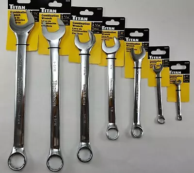 Titan Polished Individual Standard SAE 12Pt Wrench Choice Of Size 1/4  - 1-1/4  • $14.21