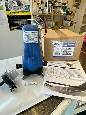 CARAVAN MOTORHOME WHALE SMARTFLO 8 LTR 12v ONBOARD WATER PUMP UV0814 / FP0814 • £134.99