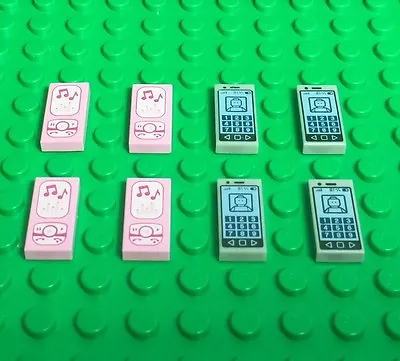 Lego 4 City Mini Figures Smartphone4 Bright Pink Music MP3 Player / Cellphone • $3.99