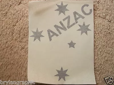 Vinyl Car Ute Decal Southern Cross & Anzac - Choose Colour • $9