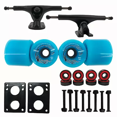 Kahuna Creations Longboard Skateboard Trucks Wheels Bearings Hardware Bundle • $39.99