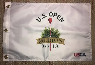 2013 Us Open Merion Country Club Usga Pga Tour Pin Flag W Grommets Free Ship • $14.95