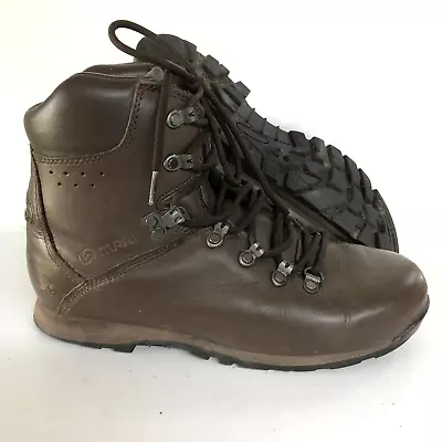 Iturri Patrol Boots 9 Med Men's Combat Brown Leather Genuine British Military • $50.52