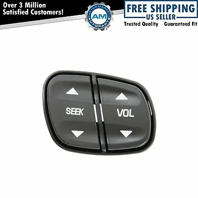 Steering Wheel Seek & Volume Radio Control Switch For Chevy GMC Hummer Isuzu • $26.82