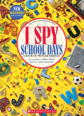 I Spy School Days: A Book Of Picture Riddles - Hardcover - GOOD • $6.21