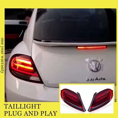 For VW Beetle 12-19 LED Tail Lights Assembly Dynamic Turn Signal LED Rear Lamps • $399.84