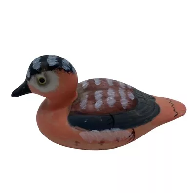 Vintage Ceramic DUCK Decoy Ceramic Porcelain Signed Decor Hand Painted • $16