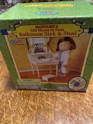 Madeline Doll Old  House In Paris Bathroom Sink And Stool MNIB Eden New In Box • $32