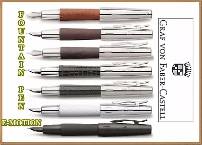 FABER-CASTELL Collection Fountain Pen E-MOTION 7 Model Design Different Nibs • $189.90