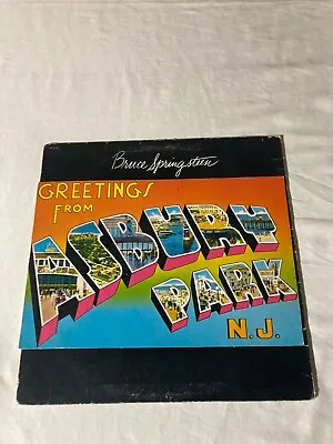 $19.95 • Buy Bruce Springsteen Greetings From Asbury Park NJ PC 31903 LP~Vinyl VG++ *