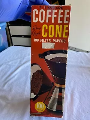 Vintage David Douglas 2-8 Cup Coffee Cone - Laboratory Quality Approx. ~100 Ct. • $20