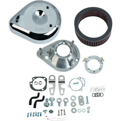 S&S Chrome Tear Drop Air Cleaner Filter Cover Intake Harley 07-20 Sportster XL • $279.95