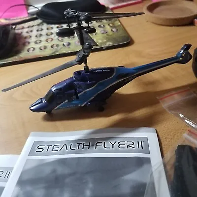 Stealth Flyer II Propel RC Micro Wireless Helicopter Remote Control Multi Channe • $40