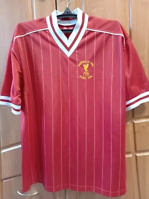 £23.99 • Buy LIVERPOOL - ROMA / EUROPEAN FOOTBALL CUP FINAL 1984 / LFC Origin. Official Shirt