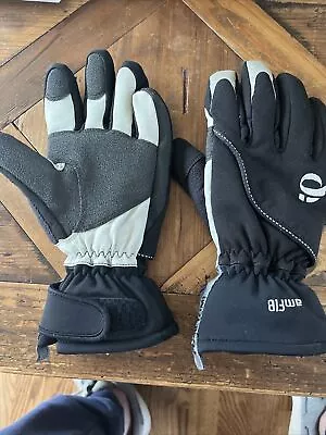 Womens Pearl Izumi AmFIB Softshell Winter Cycling/Ski Gloves Black Size S • $19.95