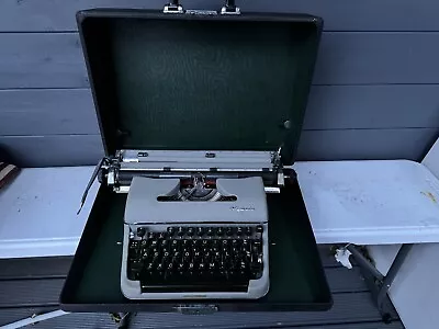 VINTAGE -  Olympia Typewriter With Case No Key • £100