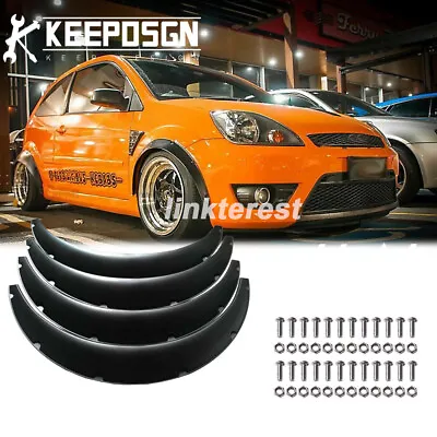 For Ford Fiesta MK5 Fender Flares Body Kits Wide Extension Wheel Cover Protect • $69.11