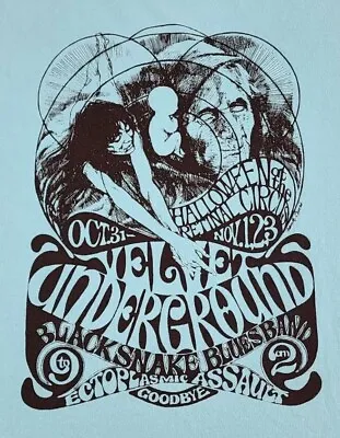 Velvet Underground Shirt Mens Medium Halloween At The Retinal Circus Adult A51 • $39.99