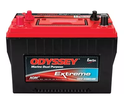 Odyssey ODX-AGM34M Marine Dual Purpose Battery Extreme Group 34M 880 Amp CCA • $520.19