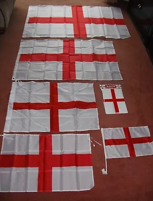 ST GEORGE CROSS ENGLAND FLAGS FootballWorld CupSportsSupport St George Day • £1.99