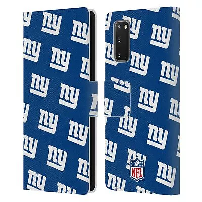 Nfl New York Giants Artwork Leather Book Wallet Case Cover For Samsung Phones 1 • $38.45